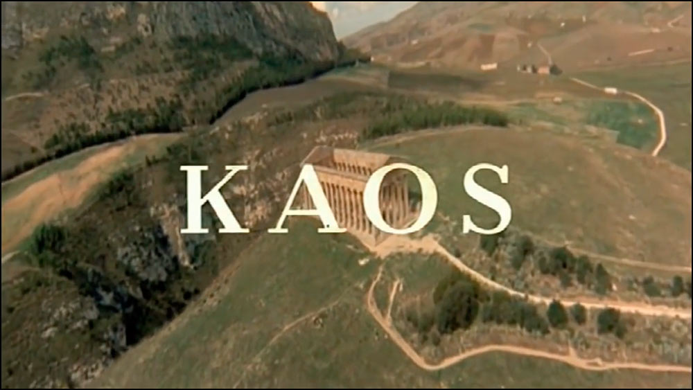Segesta in opening sequence of Kaos, Taviani brothers
