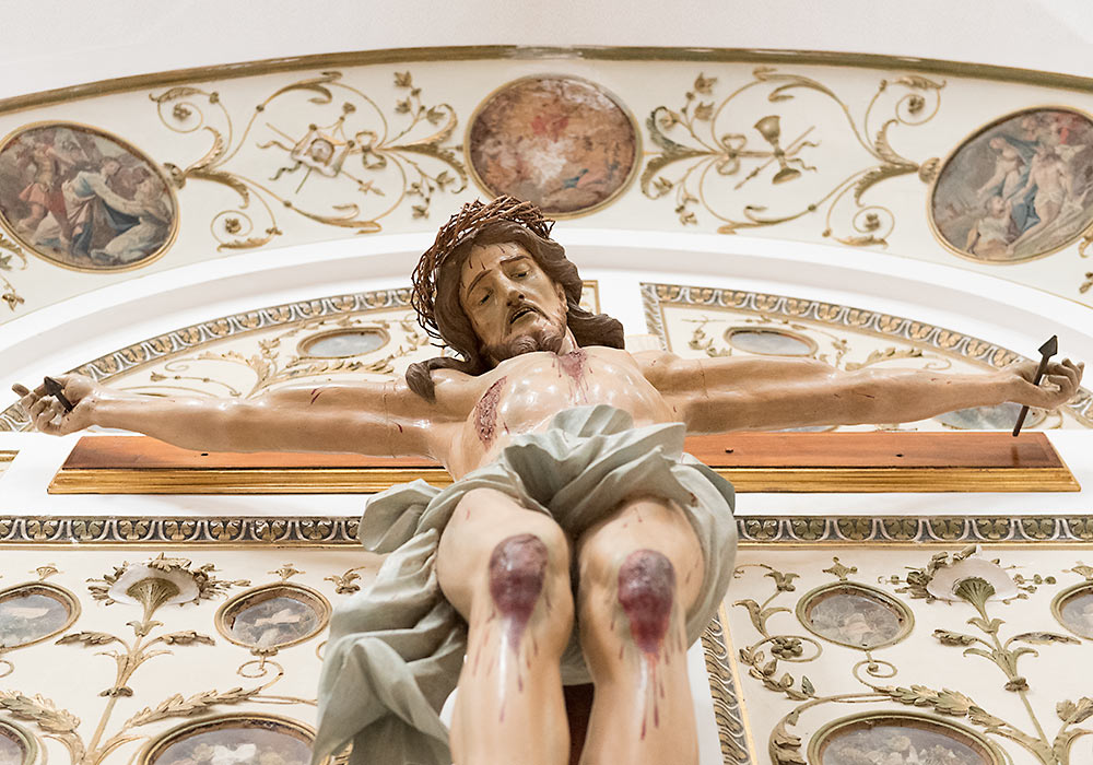 Crucifix in Basilica dell'Immacolata (Chiesa di San Francesco), Agrigento
