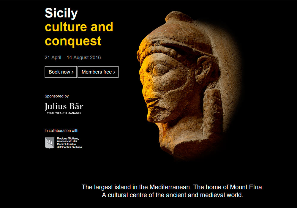 British Museum: Sicily – Culture and Conquest 21 April – 14 August 2016