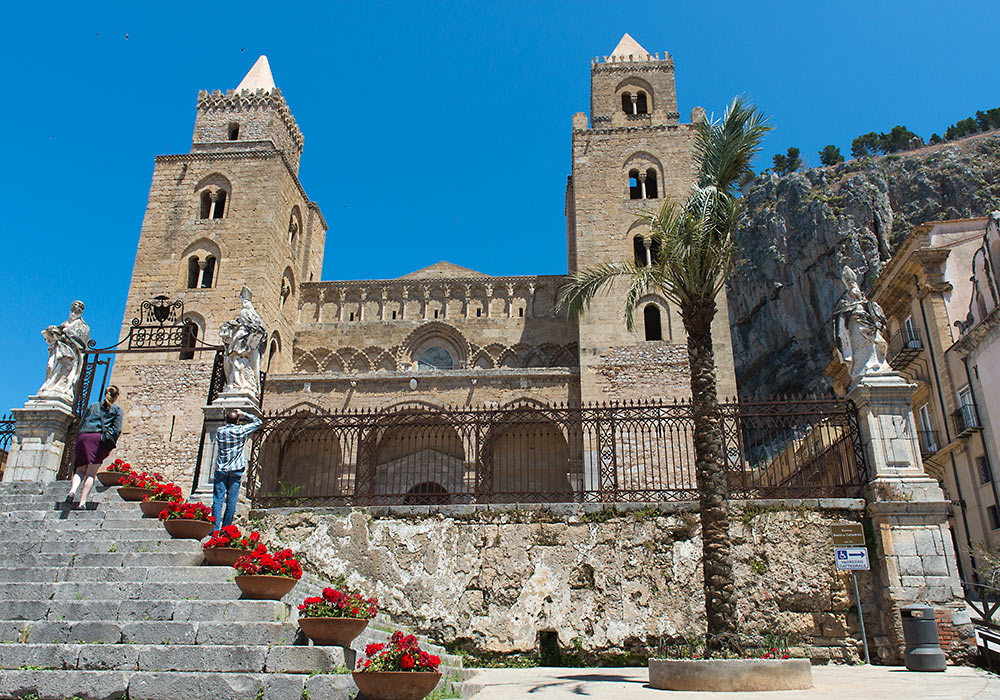 Norman cathedral in Cefalù, Sicily