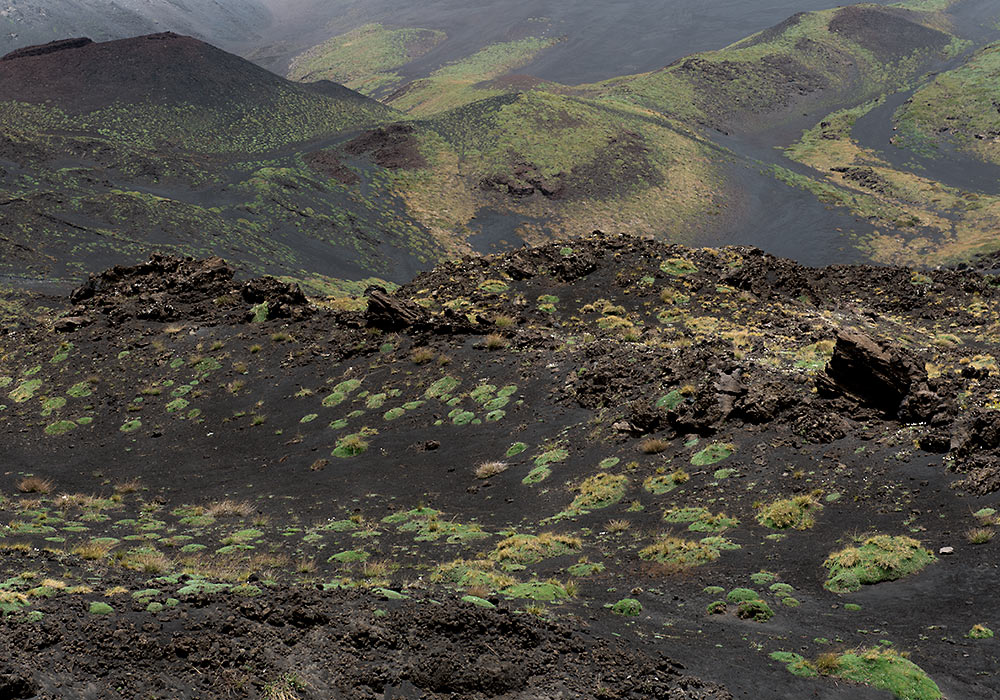 Lava on Mount Etna