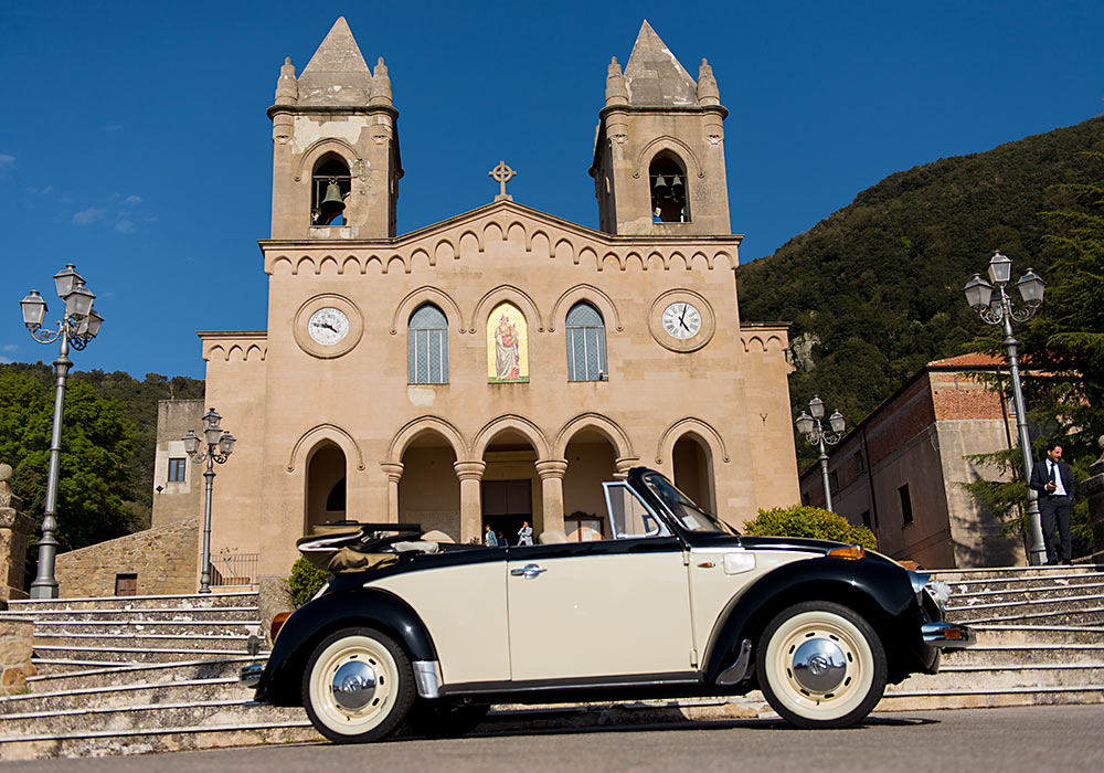 Gibilmanna Sanctuary - wedding car