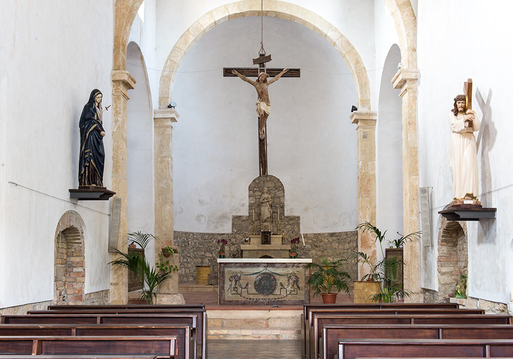 Halaesa Arconideo: medieval church, Santa Maria delle Palate