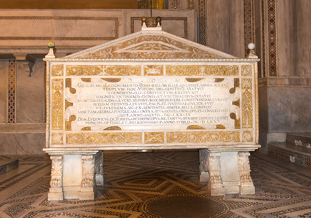 Tomb William II, Monreale Cathedral, Sicilia