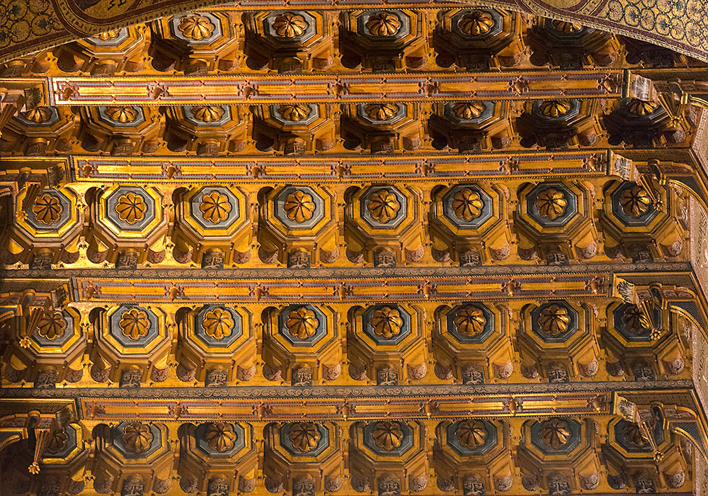 Monreale Cathedral: The ceiling.