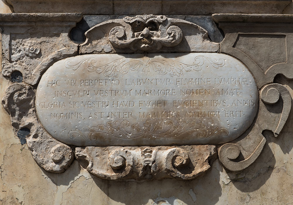 Latin inscription, Monreale