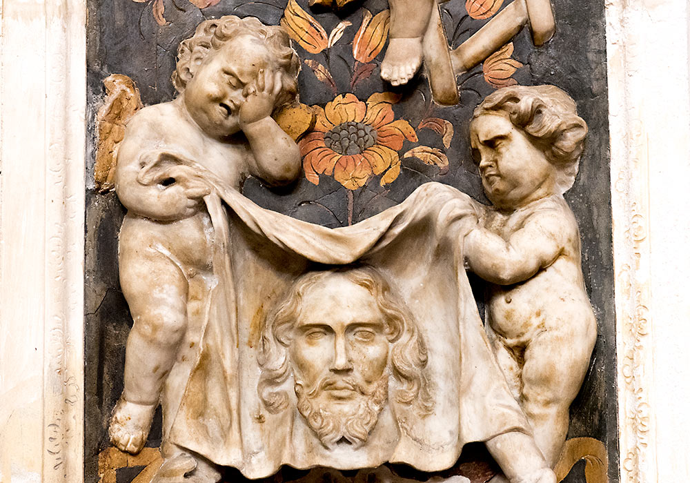 Putti mourning the death of Christ, SS Salvatore, Palermo