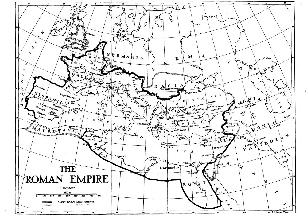 Map: The Roman Empire