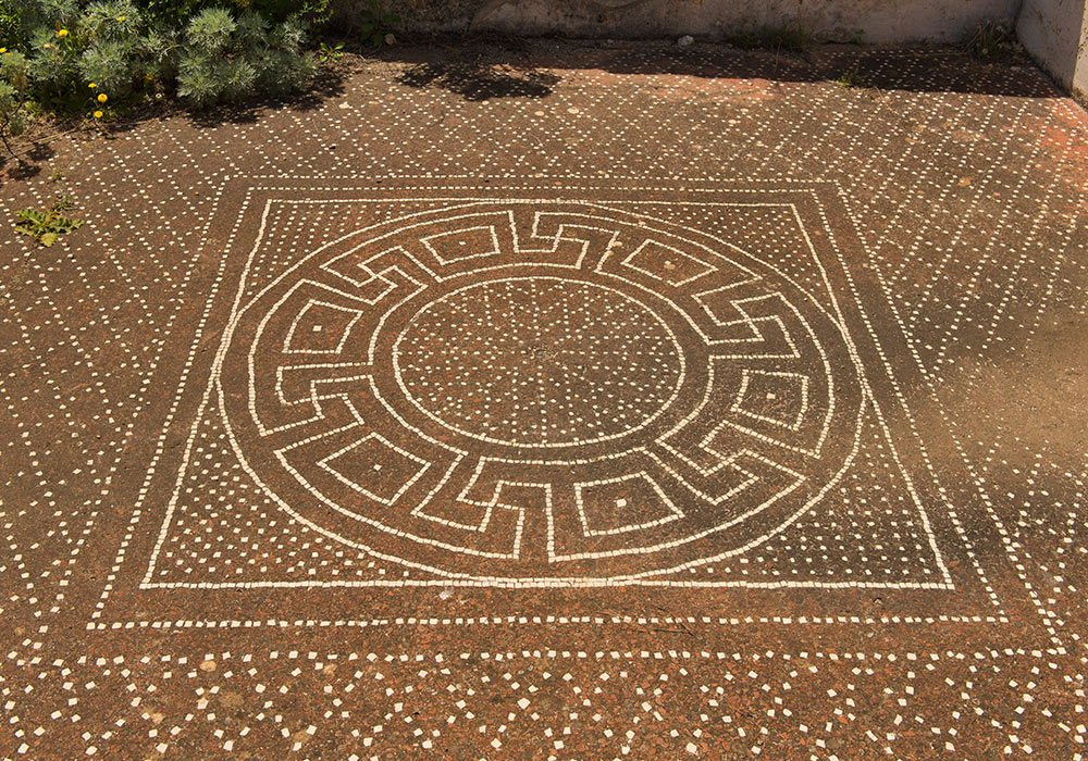 Mosaic floor, Solunto, Sicily