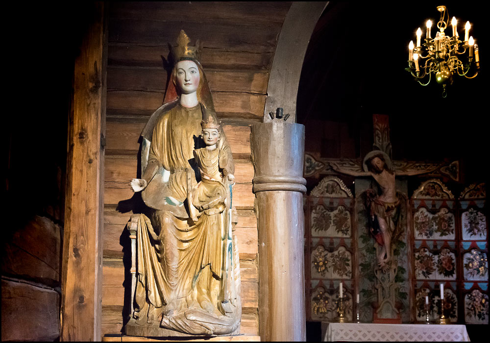Madonna in Hedalen Stave Church,  Norway