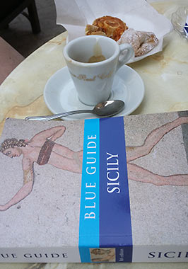 Wonders of Sicily, Blue Guide and espresso