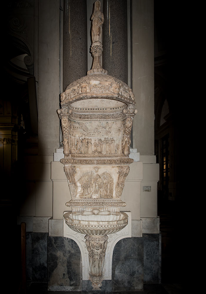 stoup, Palermo Cathedral