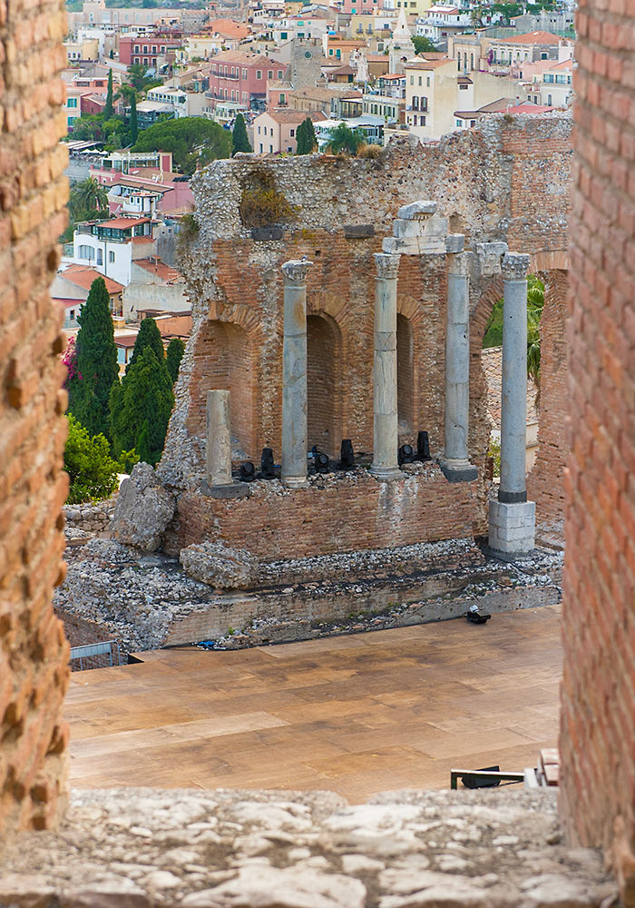 The Greek theatre in Taormina