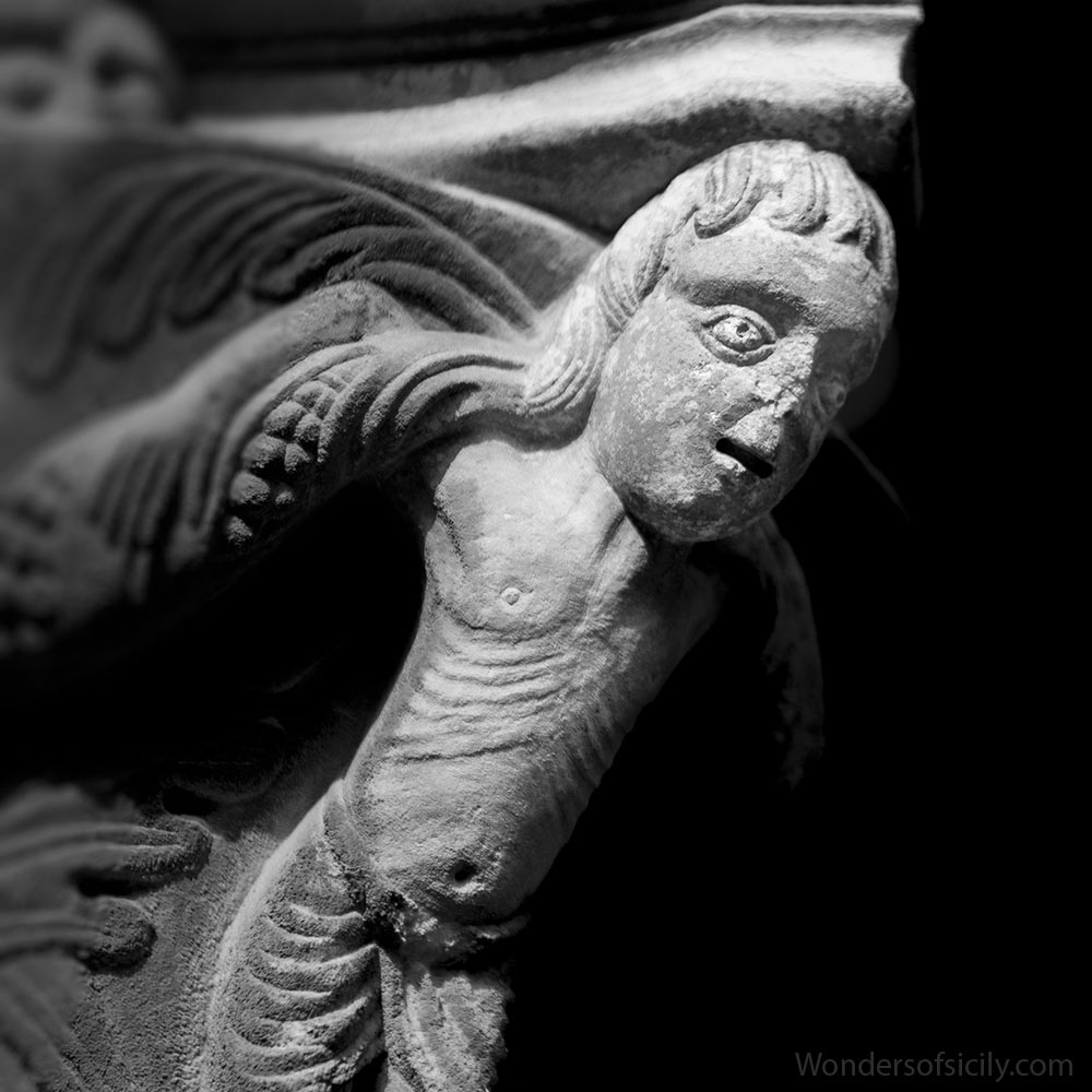 Capital (Monreale - the Benedictine Cloister)