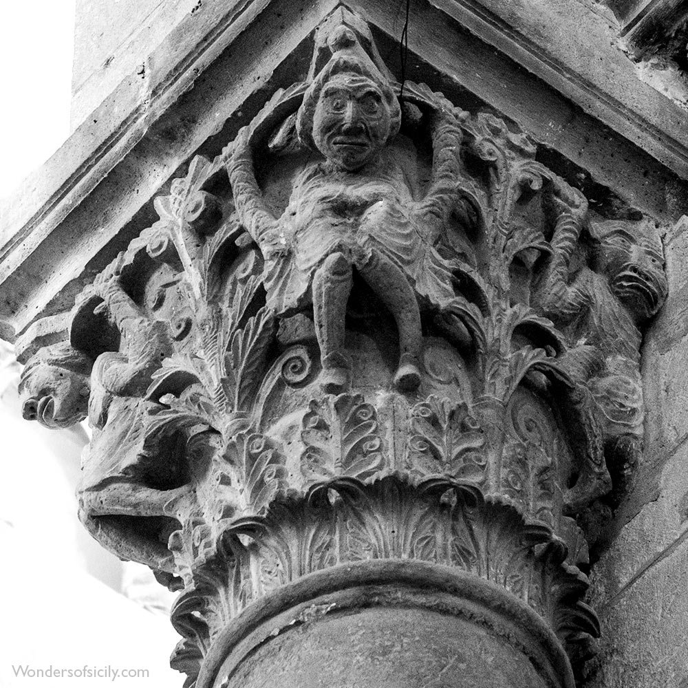 Capital, C12. Cefalù cathedral. Photo: Per-Erik Skramstad