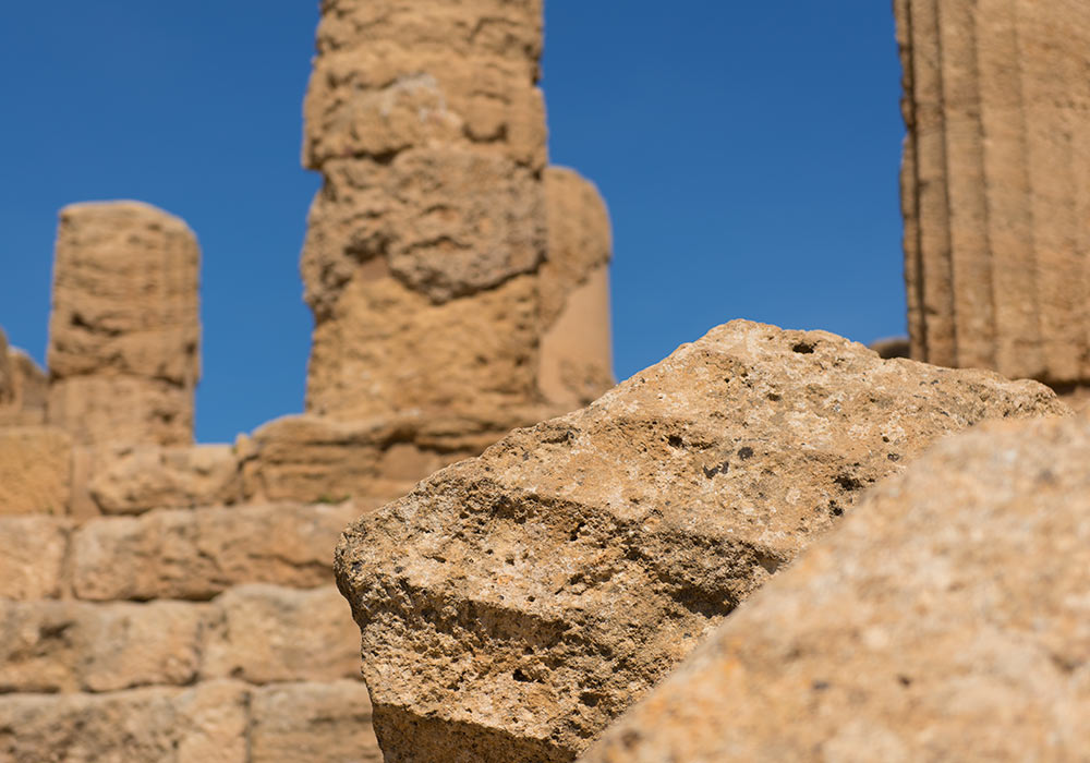 ruins in Agrigento