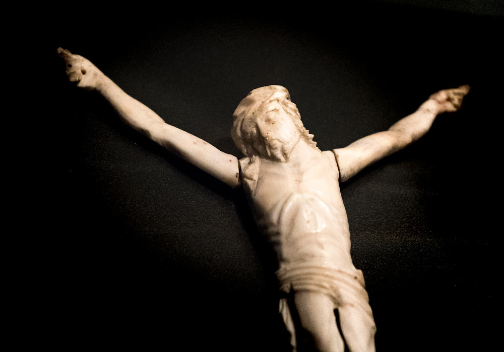Ivory Crucifix, 17th Century, Castelbuono Museum
