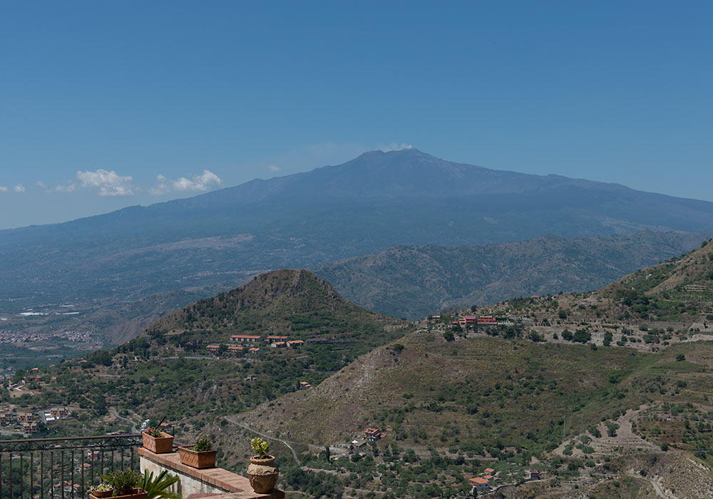 Mount Etna, seen from Castelmola