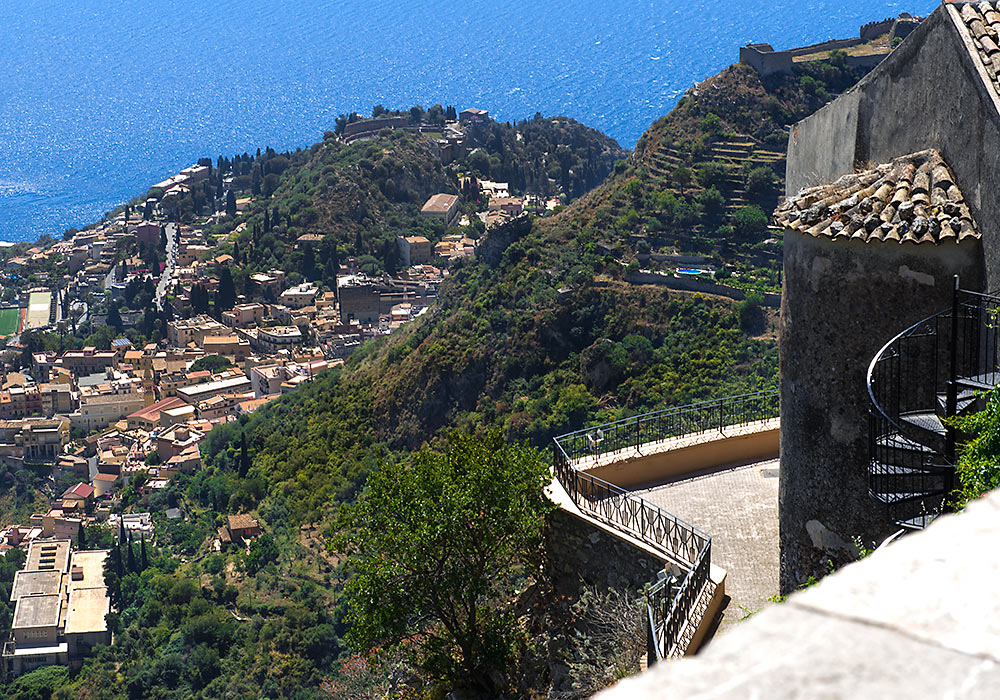 Taormina - view from Caffè San Giorgio