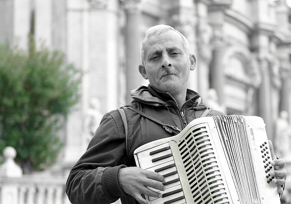 Beggar in Catania