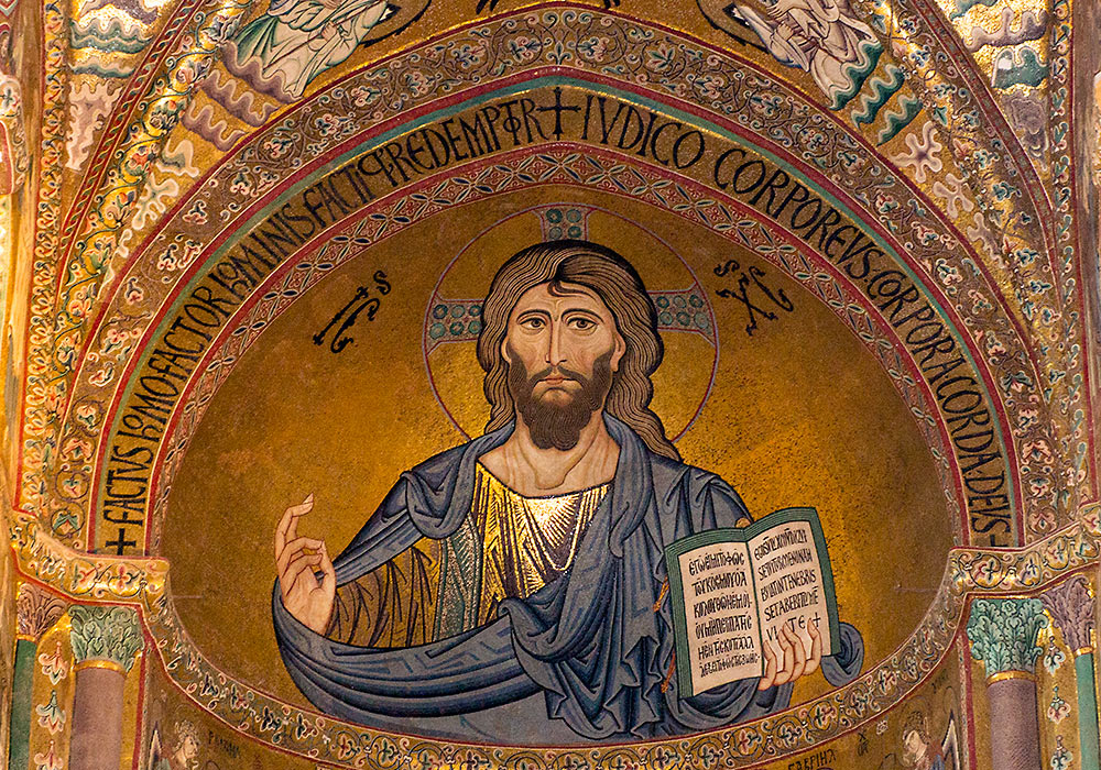 Christ Pantocrator in the Cefalù Cathedral