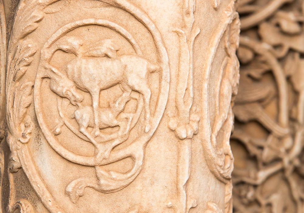 Capital, the Benedictine Cloister, Monreale