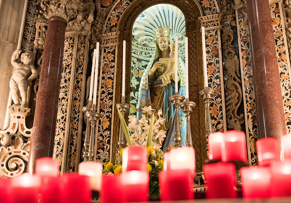 Virgin Mary, Monreale Cathedral, Sicilia
