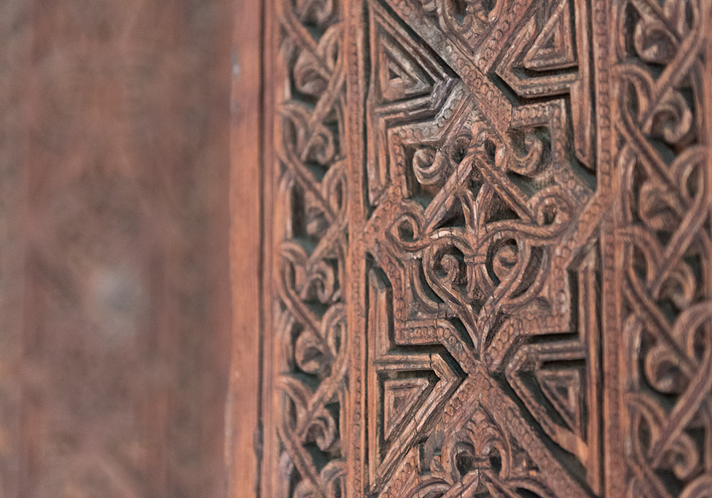 door frame from Casa di Goffredo di Marturano, Palermo 12th century.