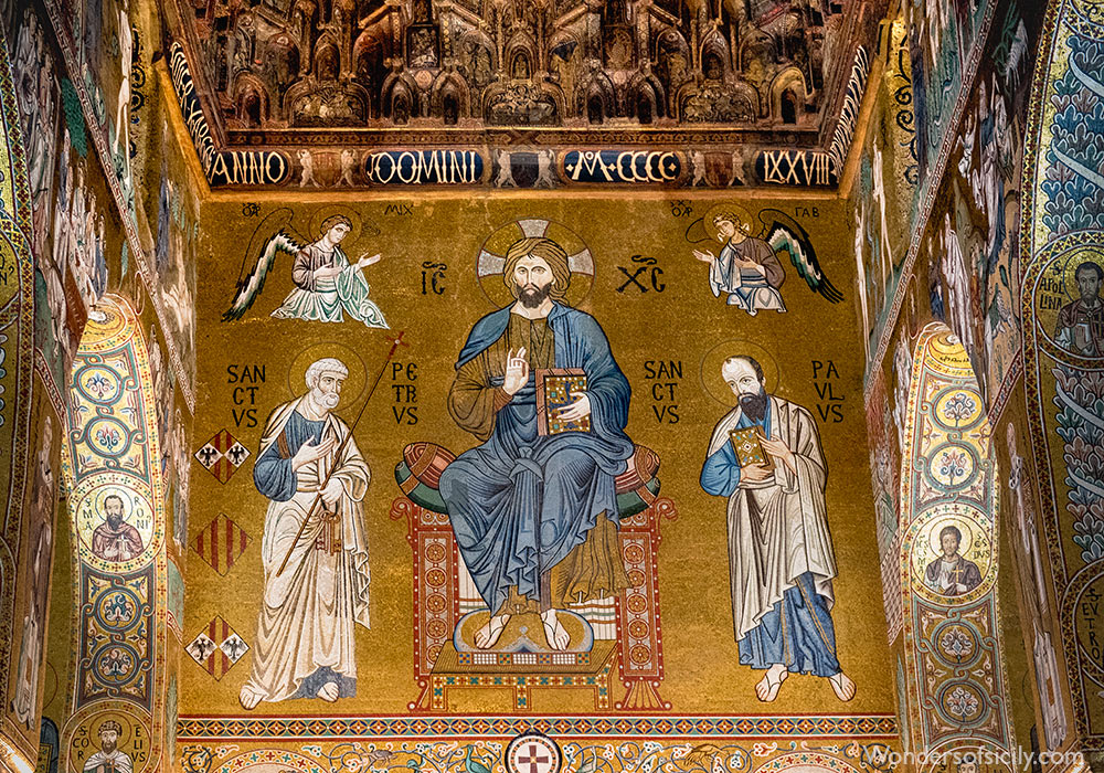 Cappella Palatina: Mosaic of Christ the Lawgiver