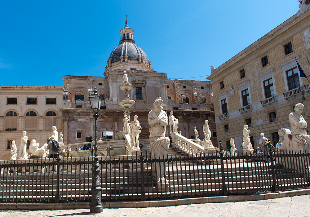 Fontana Pretoria, Palermo