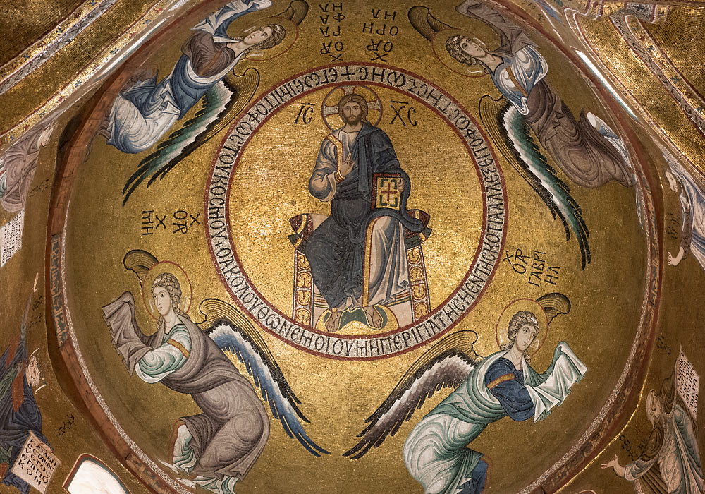 The Normans in Sicily: Christ Pantocrator in Martorana (Santa Maria dell'Ammiraglio), Palermo