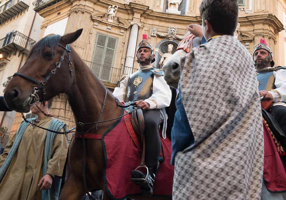 Easter procession, Quattro Canti, Palermo