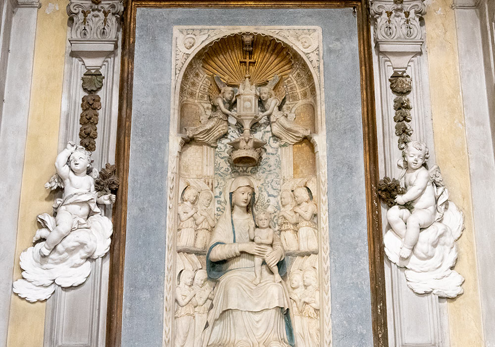 Madonna and Child with Angels from the church of San Nicolò alla Calza. Santa Maria della Catena