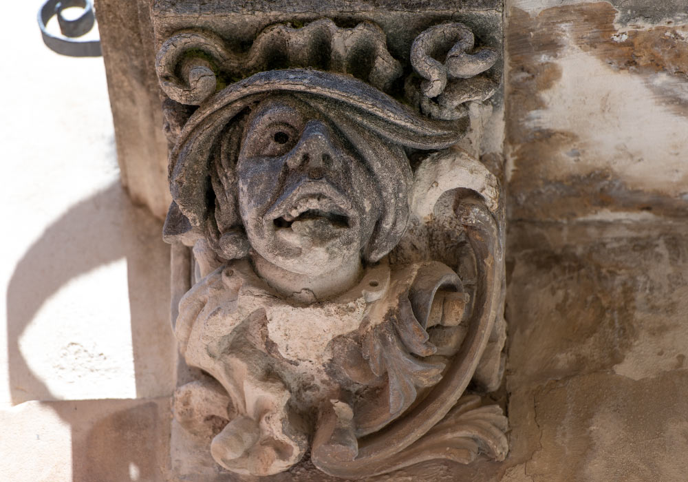 Baroque balcony corbels, Ragusa