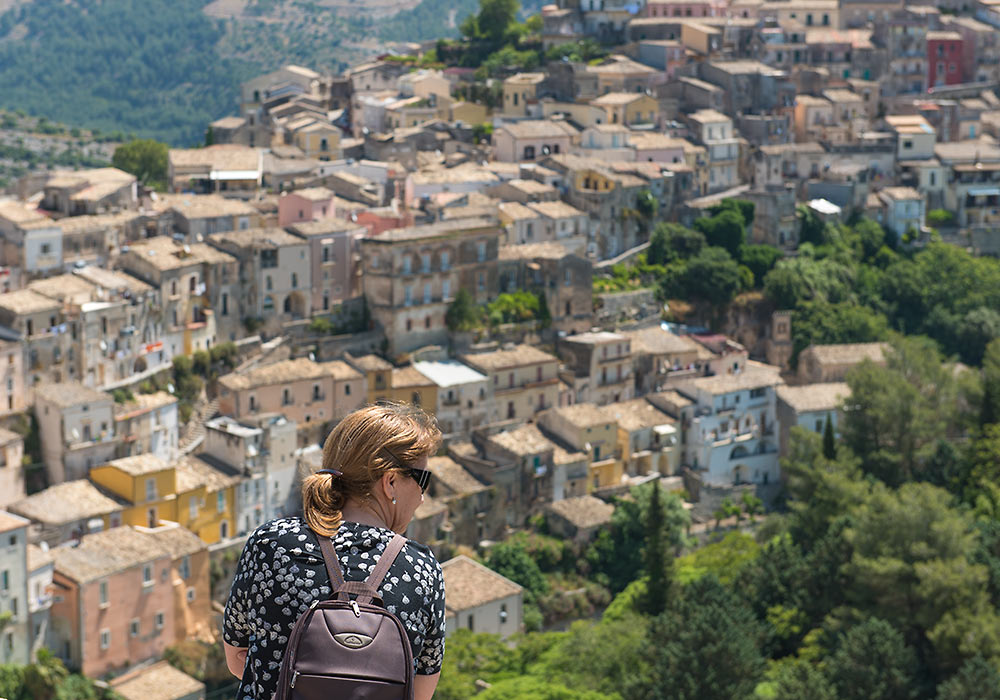 Ragusa Ibla, the view from Santa Maria delle Scale