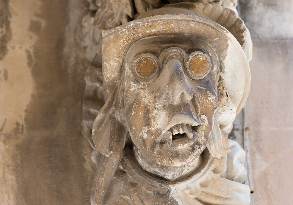 Balcony on Palazzo la Rocca in Ragusa