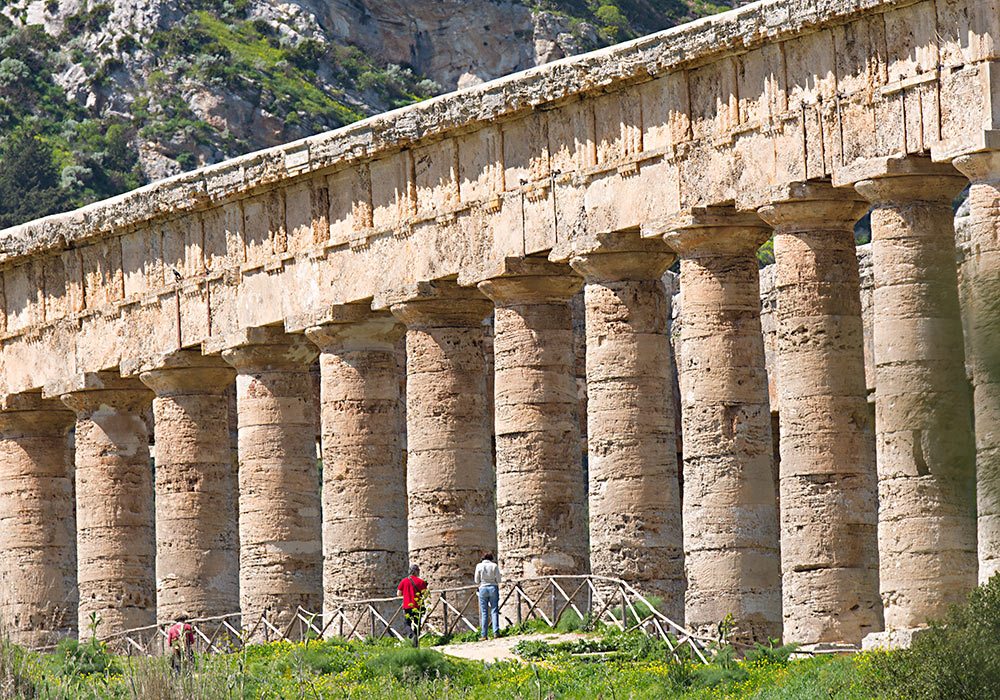 de oude tempel, Segesta