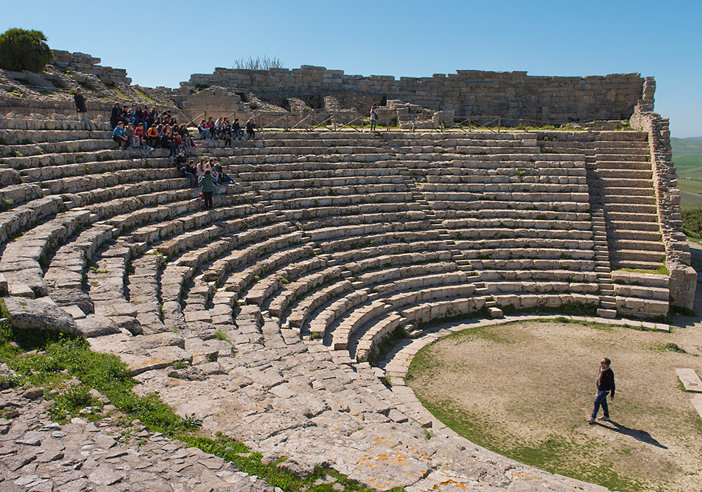  Ókori színház, Segesta