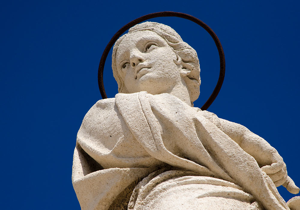 The statue of Saint Lucia, duomo, Syracuse / Siracusa