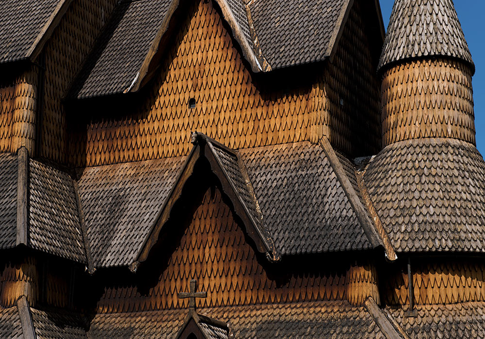 Heddal stave church near Notodden in Norway