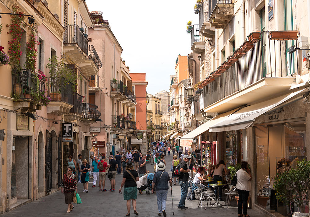 Corso Umberto I - in Taormina