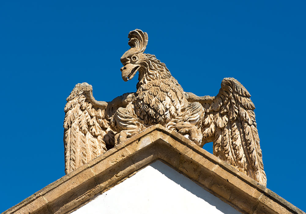 Eagle, Villa Palagonia.  Photo: Per-Erik Skramstad