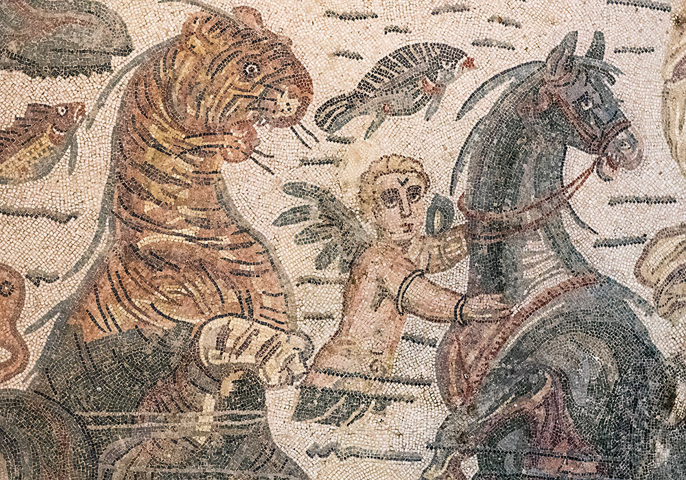 Mosaic in Villa Romana del Casale, Piazza Armerina