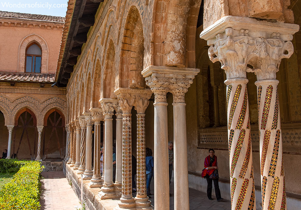 Monreale - the Benedictine Cloister