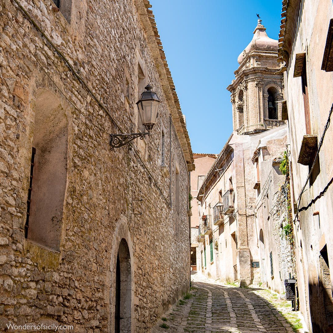 A narrow street in Erice