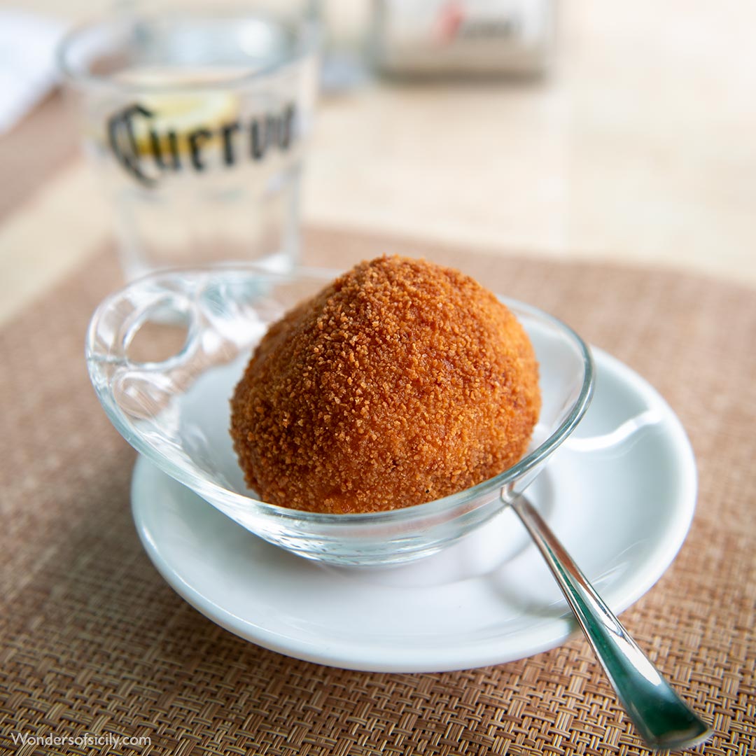 Sicilian arancino