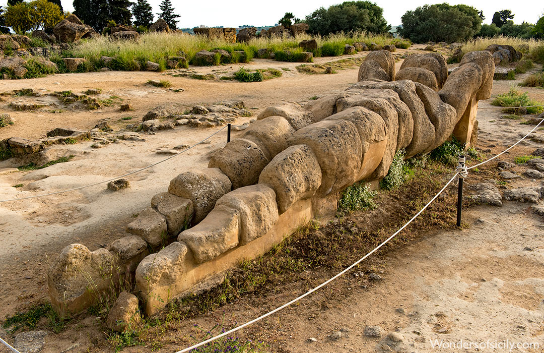 telamon (atlas), Agrigento, Sicily