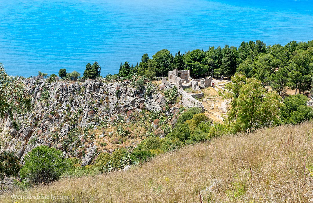 Ruins on the Rocca di Cefalù