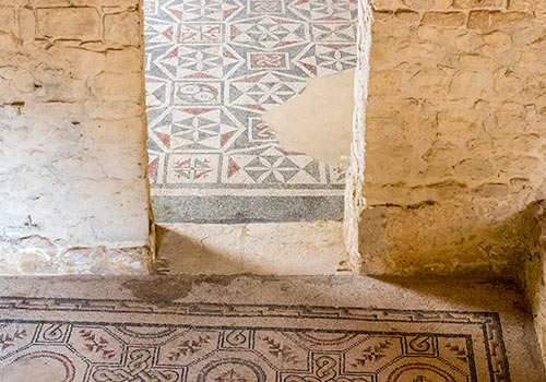 Mosaic floor in Villa Romana del Casale, Piazza Armerina