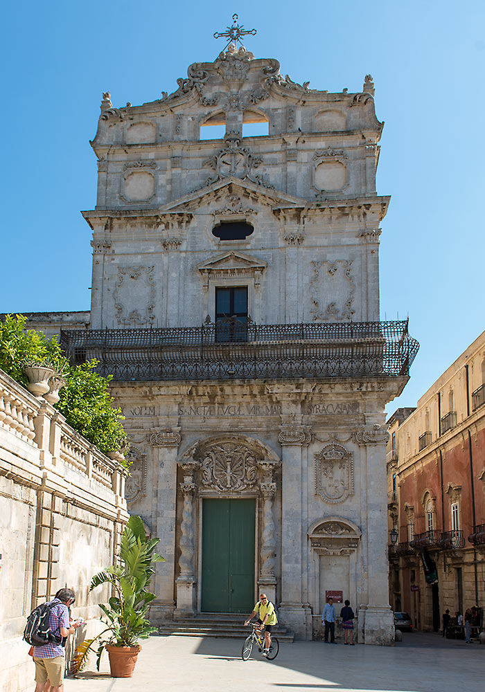 The church of Santa Lucia alla Badia, Sicily